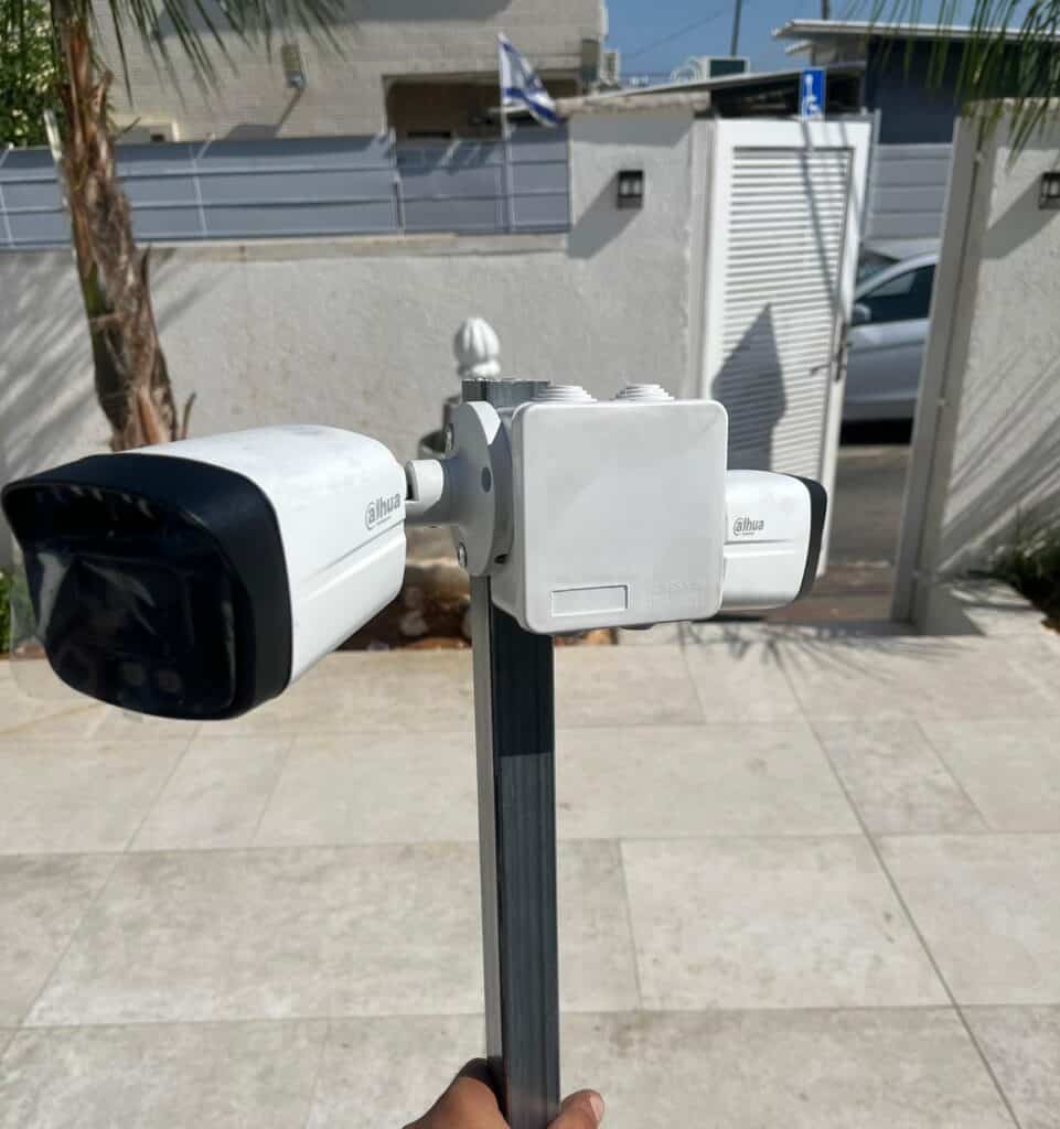 התקנת מצלמות אבטחה